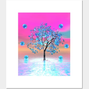 Crystal Tree Sunrise Posters and Art